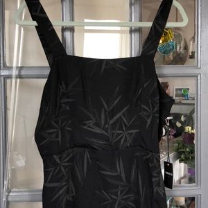 Black leaf forever 21 dress